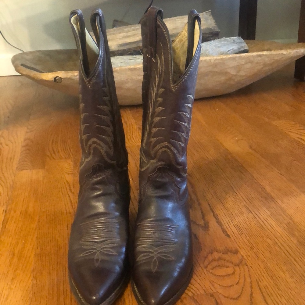 Justin Western Women’s Brown Leather Boots